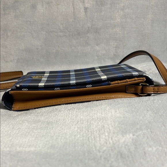 Tommy Hilfiger Blue Plaid Crossbody Phone Wallet - Picture 4 of 8
